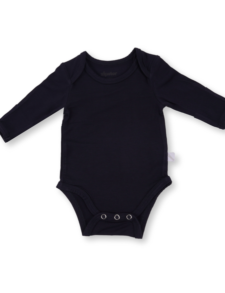 Long-sleeve Body Suit Navy Blue