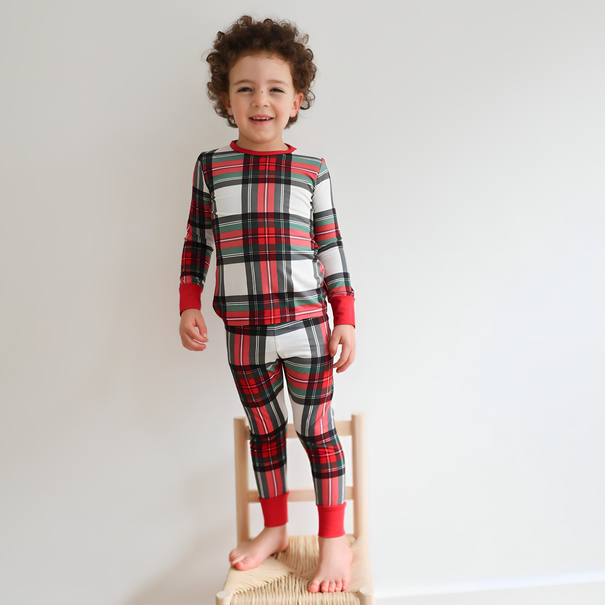 Conjunto de pijama para criança Tartan Dreams