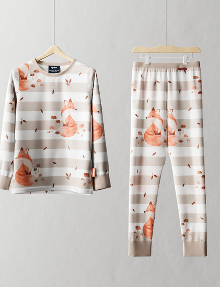 Children's PJ Set Fox Cub