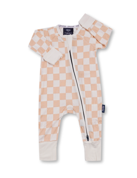 ZIPSTER™ Peach Check