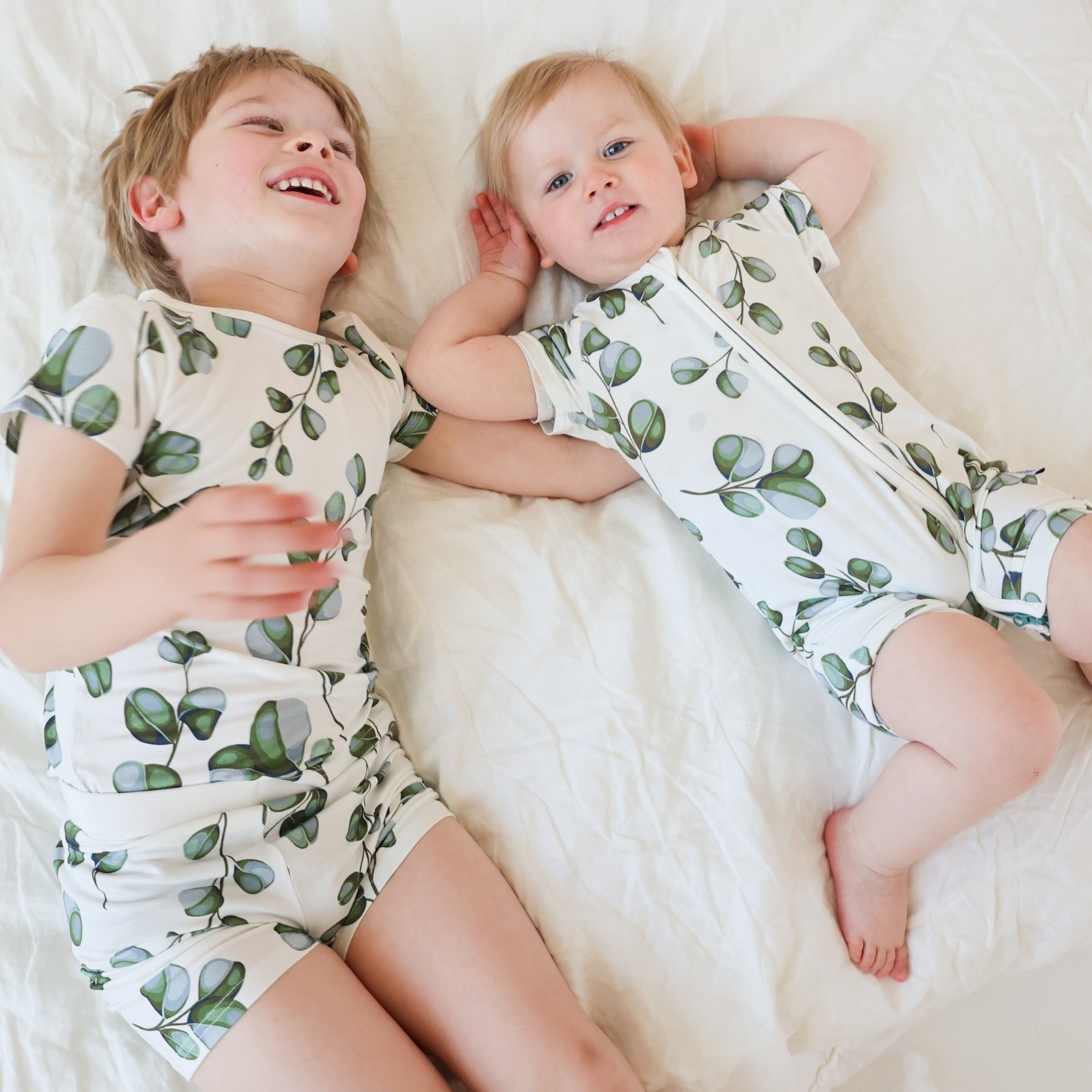 Children's Shortie PJ Set Greenery