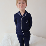 Children's PJ Set Navy Heritage