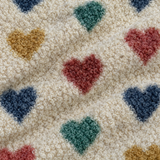Children's Zip Up Fleece Hearts