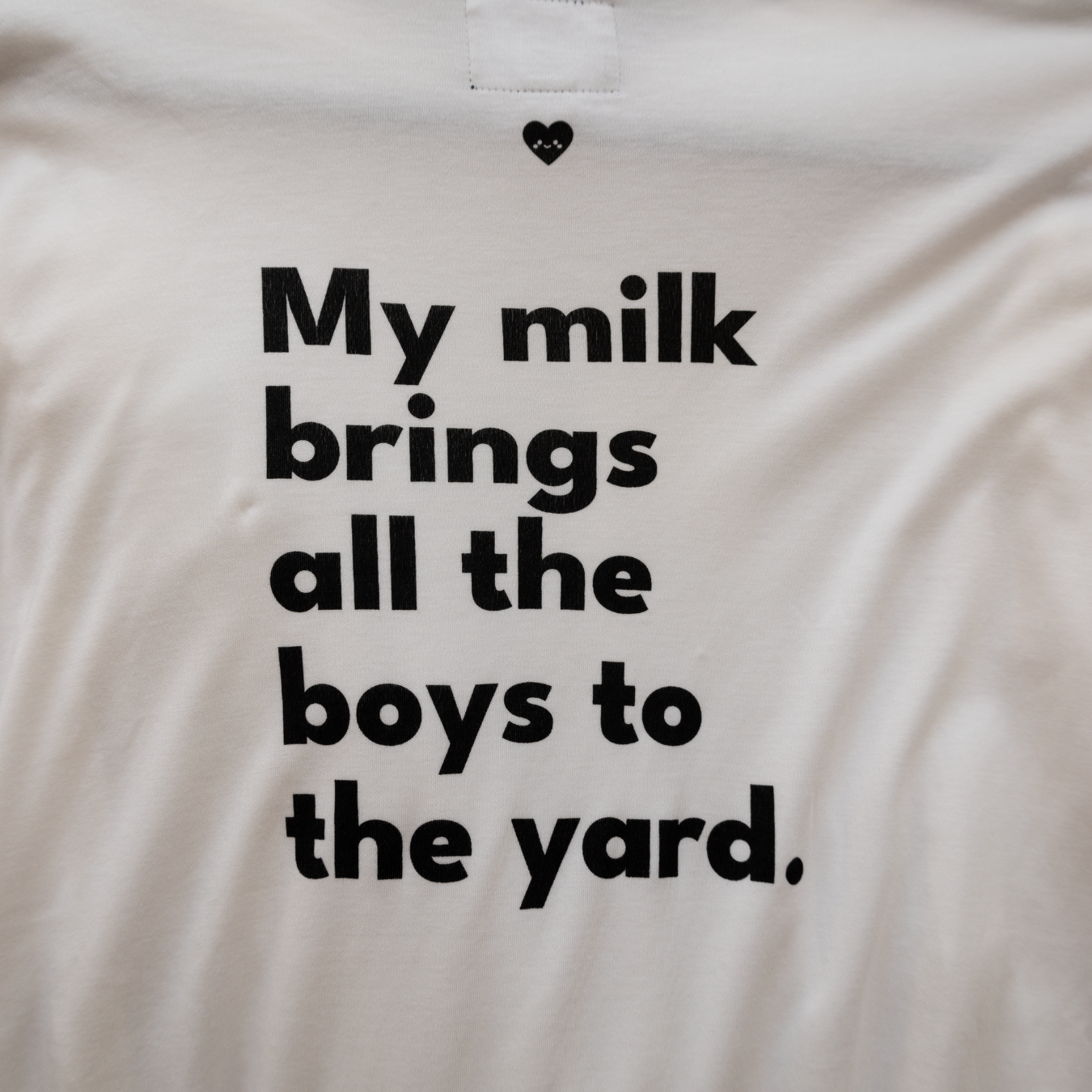 Camiseta de lactancia Leche