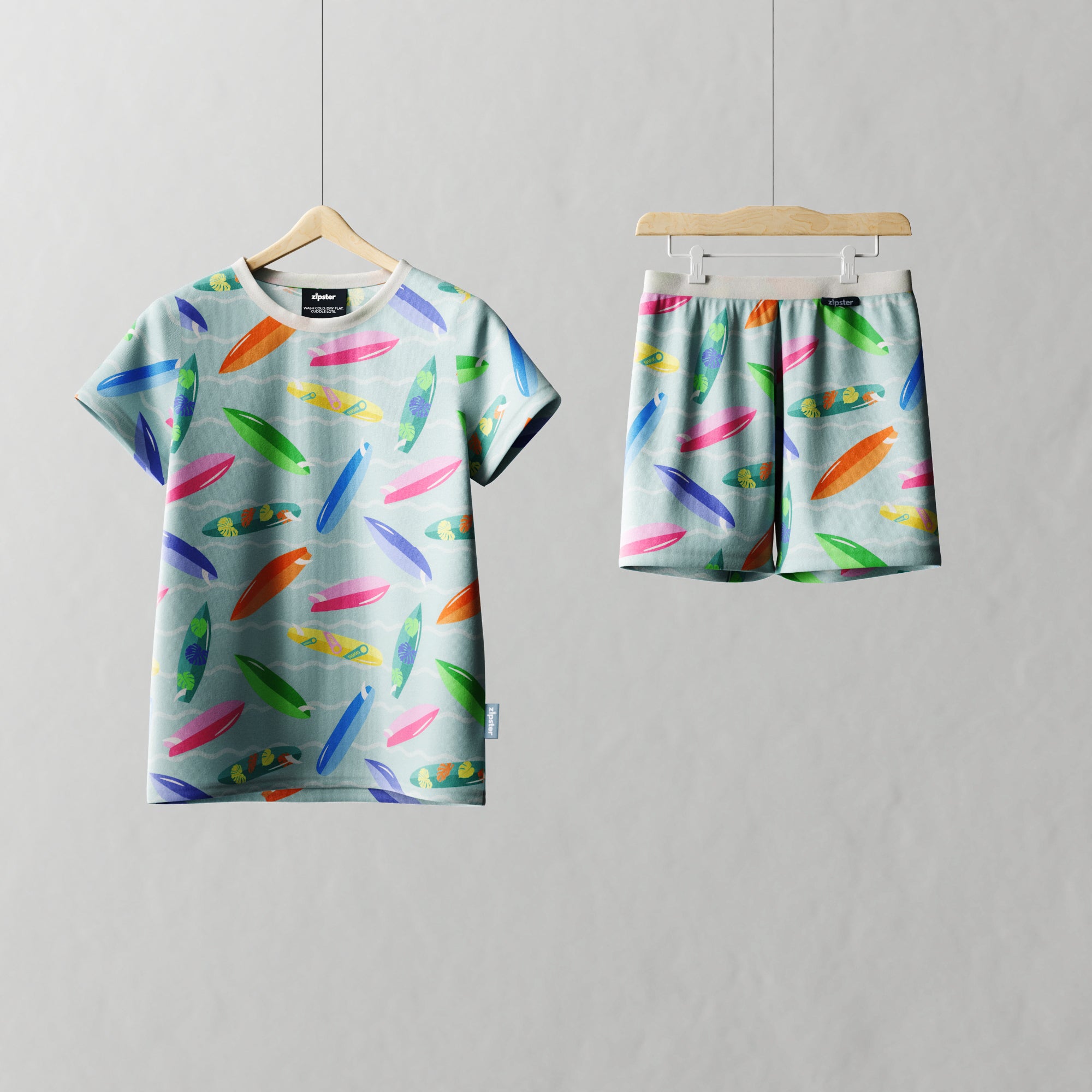 Children's Shortie PJ Set Surf
