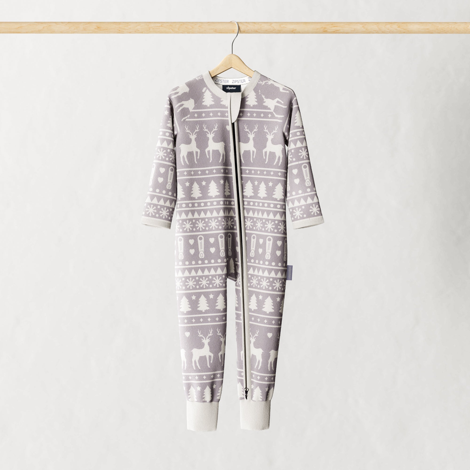 ZIPSTER™ Grey Fair Isle