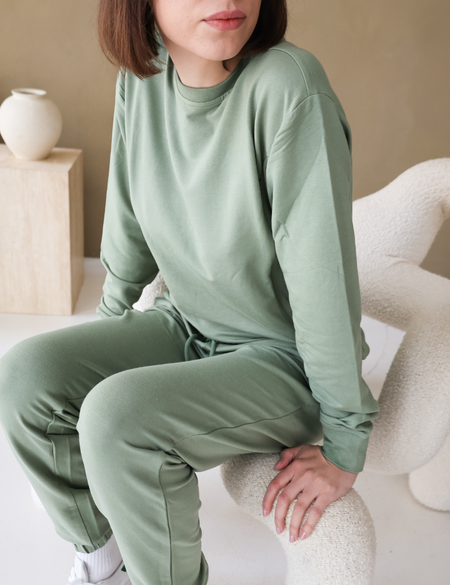 Bamboo Sweatpants Olive Green