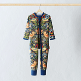 William Morris Zipster Strawberry Thief Marineblau