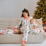 Ladies Pyjamas Set Tied with a Bow
