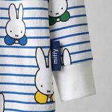 Zipster Nackenetikett am Kinder-Miffy „Peek-a-Boo Blue“ Bambus-Pyjama-Set für Kinder
