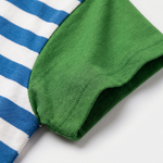 Ärmel-Detail des gestreiften „Move“-Kinder-T-Shirts mit Ringer-Schnitt Miffy