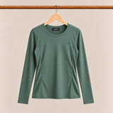 Breastfeeding T-Shirt Long Sleeve Forest Green