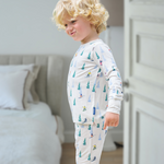 Children's PJ Set Snowsports White Cuff