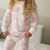 Children's PJ Set Pink Toile de Jouy