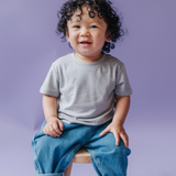 Bamboo Everyday Kinder T-Shirt Heather Grey