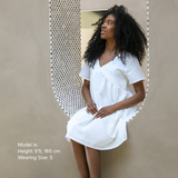 Portofino Breastfeeding Dress White