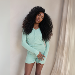 Ladies Ribbed Bodysuit - Sage