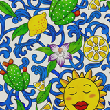 Conjunto de pijama de señora Sicilian Summer (Design Challenge Winner 2025)