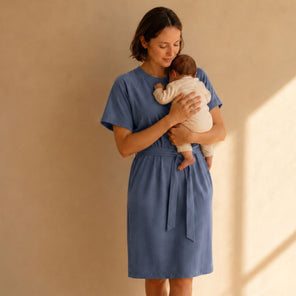 breastfeeding shirt dress Breastfeeding Invisible Zipper T-Shirt Dress
