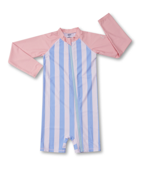 Swimster Stripes Pink Sleeve