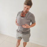 Bamboo Baby Wrap - Solid Pebble Grey
