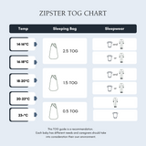 Bamboo Sleeping Bag 1.5 TOG - Eucalyptus