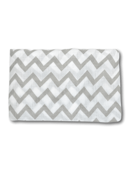 Zig Zag Large Muslin Blanket - Zipster