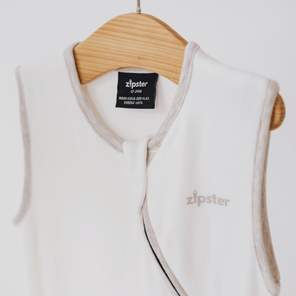 Bamboo Sleeping Bag 1.5 TOG - White - Zipster